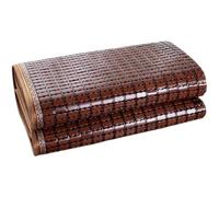 Matelas d'été pliable en bambou pour la maison et l'école, double tendon, lisse et confortable, 1,35 x 1,95 m, parfait pour dormir en été