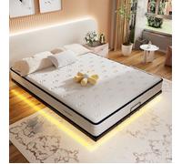 Matelas - DEWINNER - 140x190 cm - Épaisseur 22 cm - Mousse à mémoire - Soutien équilibré