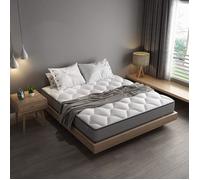 Matelas DEWINNER 90x190cm,Ressorts ensachés+Mousse mémoire,Epaisseur 20cm