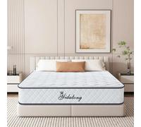 Matelas double 140x190, hauteur 28cm, matelas hybride en mousse à mémoire de forme à ressorts ensachés, soulagement de la pression FERMETÉ H3 : Conçu à l'aide des meilleurs matériaux et de technologie