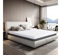 Matelas Double à Mémoire de Forme Made in Italy | Orthopédique Fermetée Moyenne | Système Anti Points de Pression | Hypoallergénique, Anti Bactéries et Acariens | Haute Respirabilité | 150 x 190