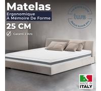Matelas double | orthopédique | antibactérien avec revêtement hypoallergénique