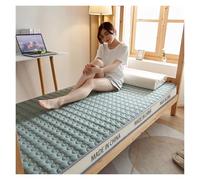 Matelas double pliable en mousse à mémoire de forme en latex naturel, doux, respirant, confortable, soutien du septième district, vert, 150 x 200 cm, épaisseur 9 cm, parfait pour un sommeil réparateur