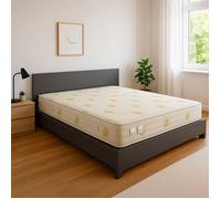 Matelas DUCK 70x190 cm - BALDIFLEX - En mousse à mémoire de forme - Avec rêvetement en tissu Aloe Vera - epaisseur 25 cm