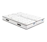 Matelas - EBAC LITERIE - Moorea - Mousse - 2x80x200 cm - Hauteur 25 cm - Ferme