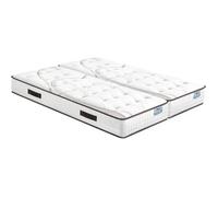 Matelas - EBAC LITERIE - Moorea - Mousse - 2x90x200 cm - Hauteur 25 cm - Soutien ferme