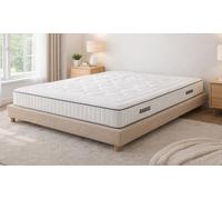 Matelas éco-responsable Cristal : 140 x 200 cm / Sommier