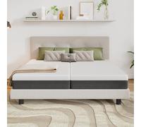 Matelas EGO HOME 160 x 200 cm, Hauteur 18 cm, Mousse Froide H3 à 3 Couches, Utilisable des Deux Côtés - Soulage la Pression, Élasticité Ponctuelle, Respirant, Ergonomique pour le Dos, Certifié OEKO-TE