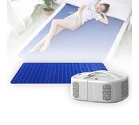 Matelas électrique refroidi à l'eau, tapis de glace portable pour l'été, plage de température de -12,2 à 7,2 °C, faible bruit de confort pour lit simple et double