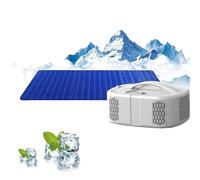 Matelas électrique refroidi par eau, système de refroidissement à semi-conducteur double cœur 90 W, matelas climatisé, plage de température de 15 à 45 °C, matelas de glace et tapis(160*140cm)