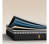 Matelas Hybride Premium Ii Plus 160x200 Mémoire De Forme + Ressorts Blanc