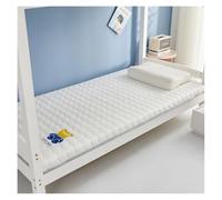 Matelas en Coton lavé à l'eau avec Rembourrage en Coton Doux, adapté aux tatamis, aux dortoirs étudiants, aux Lits superposés, à la Maison et aux hôtels.(White,8CM_1.0 * 2.0M)