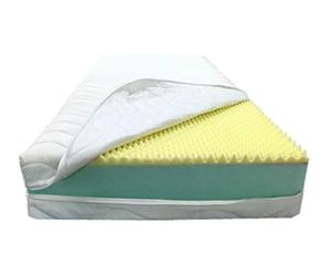 MATELAS EN DESSUS DE PRIX 135X200 MÉMOIRE DE FORME "MARTHE ALOE LUXUS" ÉPAISSEUR 25 CM , DEUX COUCHES, PLAQUE À MÉMOIRE DE FORME 4,5CM SWEETCONFORT, POINTES EFFET MASSAGE, ÂME WATERFOAM ÉPAISSEUR 20CM EXTRA WATERFOAM DENSITÉ 35 ORTHOPÉDIQUEET ANALLERGIQUE, SUPER CONFORT, TRANSPIRANT, FABRIQUÉ EN ALLEMAGNE , HOUSSE REMBOURRÉE DOUBLE ÉPAISSEUR EXTRAQUALITY KLIMAFASE ALOE "LUXUS" , POIGNÉE LATÉRALES, LIVRAISON GRATUITE.