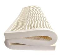 Matelas en latex 100% latex, fermeté moyenne/souple, 7 zones orthopédiques Housse de matelas amovible Matelas en latex naturel Soulage les douleurs aux épaules et au dos,7.5cm,100x200cm