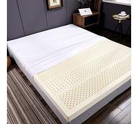 Matelas en Latex 100% Naturel, Compression sans déformation, Ventilation, Doux et Confortable, réversible,10cm,140x220cm(55x87in)