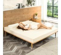 Matelas en Latex 100% Naturel pour Un Sommeil Frais et Un Bon Maintien, avec Un surmatelas en Latex Naturel épais, 2,5/5/7.5/10 cm,7.5cm,140x220cm(55x87in)