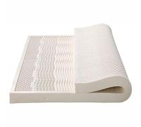 Matelas en latex 170 x 190 cm (67 x 75 pouces), matelas 100 % naturel pour soulager les douleurs aux épaules et au dos, matelas Queen, coussin de chambre à coucher en caoutchouc pur épais, 1 po