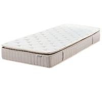 Matelas en Latex avec Ressorts Ensachés 90 x 200 cmFermeture Eclair Ferme Blanc