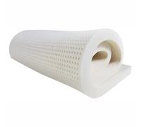 Matelas en latex naturel, 100 % respectueux de l'environnement, design ergonomique, durable et résistant aux plis, taille simple 180 x 130 cm, parfait pour un sommeil confortable et un repos plus sain