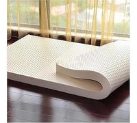 Matelas en latex naturel de 5 cm avec ventilation en nid d'abeille, doux et confortable, comprend une housse pour lit double, 130 cm x 150 cm, solution de sommeil respirante
