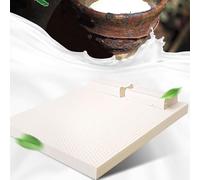Matelas en latex naturel, matelas en latex naturel pour soulager les douleurs du dos et des épaules, coussin de lit épais et confortable, solution de sommeil écologique pour une meilleure qualité de
