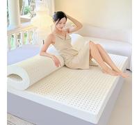 Matelas en latex naturel - Matelas super king size en mousse pour un confort complet - Idéal pour les chambres et les dortoirs d'étudiants - 2,5 cm d'épaisseur, 90 x 190 cm