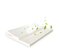 Matelas en latex naturel simple à king size de 6,1 cm d'épaisseur de qualité hôtelière doux et durable avec housse NIC, 90 x 200 cm, confort complet pour un sommeil en famille