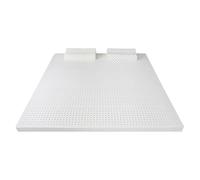 Matelas en latex naturel, Soutien 7 zones, Structure alvéolaire, Matelas en latex souple et hautement respirant pour soulager les maux de dos,5cm,90x200cm