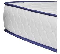 Matelas En Mousse À Mémoire De Forme 200 X 90 X 17 Cm Blanc
