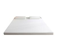 Matelas en mousse à mémoire de forme en gel à fermeté moyenne, respirant, lit double/grand lit/jumeau, confort et soulagement de la pression, housse amovible 150 x 190 x 4 cm, solution de sommeil