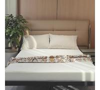 Matelas en mousse à mémoire de forme en gel pour adultes et enfants, 15,2 cm, matelas dans une boîte pour un sommeil frais et un soulagement de la pression, housse amovible douce et respirante blanche