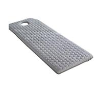 Matelas en mousse à mémoire de forme pour lit de beauté avec tête trapézoïdale Gris 60 x 190 cm 2 cm Surmatelas avec trou de respiration Doux et confortable Améliorez votre expérience de spa