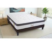 Matelas en mousse à mémoire hybride : 90 x 200 cm / Matelas + Sommier + Pack prêt à dormir