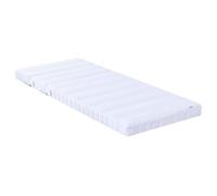 Matelas en mousse ajustable - vidaXL - 80x200 cm - Blanc - Réglable 130-200 cm - Fermeté moyennement douce