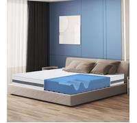 Matelas 130 x 200 Orthopédique Antibactérienne | Hauteur 20 cm | Revêtement 3D Air en Fibre Hypoallergénique et Anti-acariens | 7 Zones Différenciées Thermosensibles à la Forme du Corps