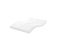 Matelas en mousse blanc 120x200 cm 7 zones dureté 20 ILD