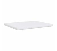 Matelas en mousse blanche 200 x 220 cm 7 zones | Housse lavable avec fermeture éclair, rembourrage en polyuréthane 24D, épaisseur 10 cm