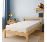 Matelas en mousse de dimensions 70 x 140 x 7 cm, mi-ferme H2