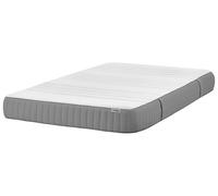 Matelas en Mousse de Gel 120 x 200 cm Ferme Housse Amovible en Polyester avec Fe