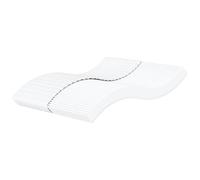 vidaXL Matelas en mousse 200x220 cm Dureté H2 H3 Blanc Épaisseur 17 cm