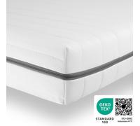 Matelas en mousse froide 90x200 cm H2 H3 - Matelas orthopédique 7 zones avec un confort de couchage top - hauteur 15 cm - Matelas en mousse hygiénique, respirant, adapté aux personnes allergiques, deg