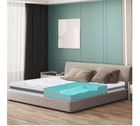 The White Stone Matelas 90 x 190 à Fermeté Moyenne | Hauteur 16 cm | Tissu hypoallergénique et Respirant | Propriétés orthopédiques et automodelantes | Produit en Italie