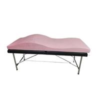Matelas En Mousse Incurvé Salon de beauté Extension cils incurvée Surmatelas lit Table massage en velours Matelas for Lit for salon pour la Beauté(Pink A matress)