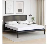 Matelas en mousse infusée de gel - vidaXL - 180x200 cm - Blanc et Bleu - Confort infusé au gel - Soutien ferme - Durable