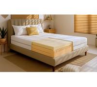 Matelas en mousse orthopédique et hypoallergénique The White Stones : 90 x 190 cm / 14 cm