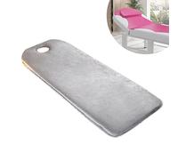 Matelas en mousse pour spa et salon de beauté - Confort et soutien, 70 x 190 cm d'épaisseur, coussin de tête carré/rond/trapézoïdal, gris