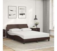 vidaXL Matelas enfant 140x190 cm soutien ferme Marron G