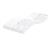 vidaXL Matelas en mousse enfants blanc 80x160 cm 7 zones dureté 20 ILD