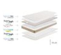 Moonia Matelas pour enfants DuoSystem Ouate Viscosoft Fermeté moyenne/élevée Haute durabilité Très durable 90x190