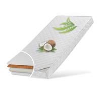 Matelas Enfant 90x200 cm Coco avec Housse Aloe Vera piquée et Deux degrés de fermeté, 10 cm d'épaisseur, Matelas bébé Matelas Enfant 90 x 200 Matelas Coco pour lit bébé ou lit Enfant